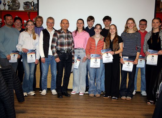 Kreistag der Leichtathleten im Vereinsheim des TuSpo Borken